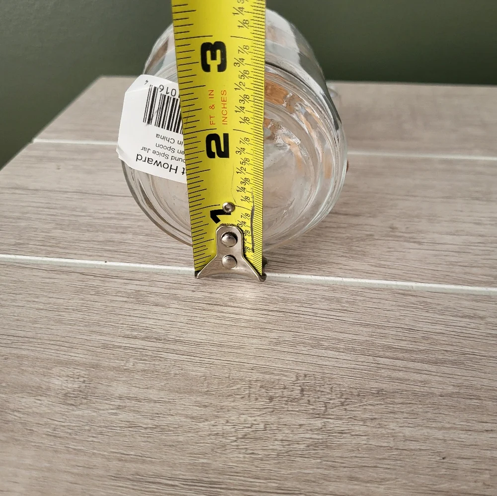 Grant Howard‎ 51016 Round Spice Jar with Wooden Spoon 6 oz.